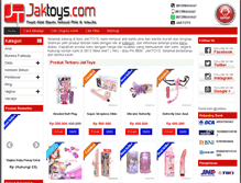Tablet Screenshot of jaktoys.com